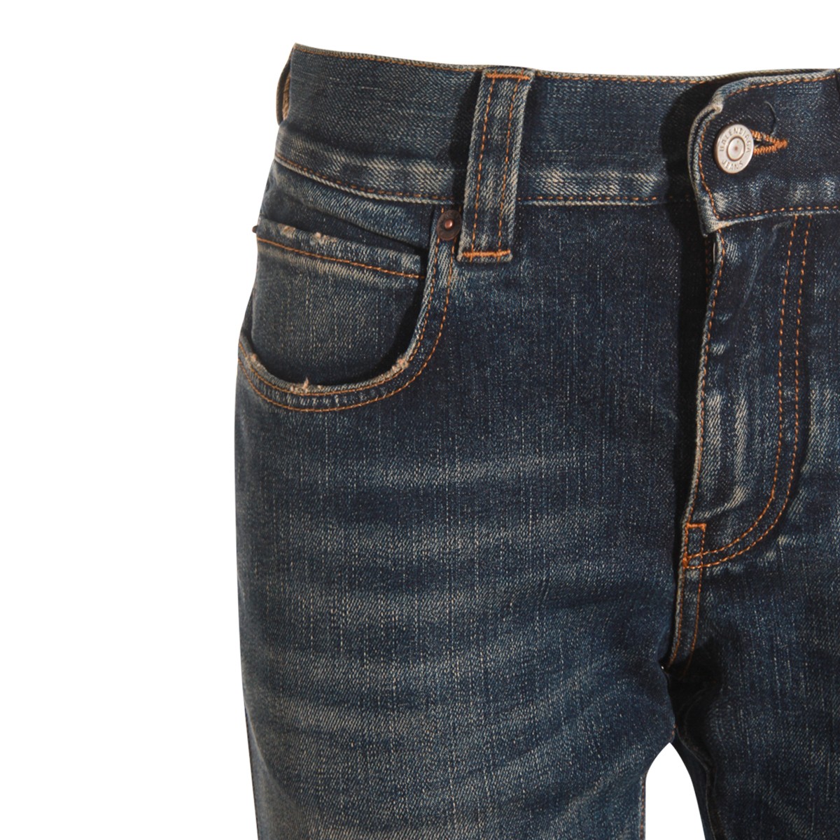 DARK BLUE COTTON JEANS DARK BLUE COTTON JEANS