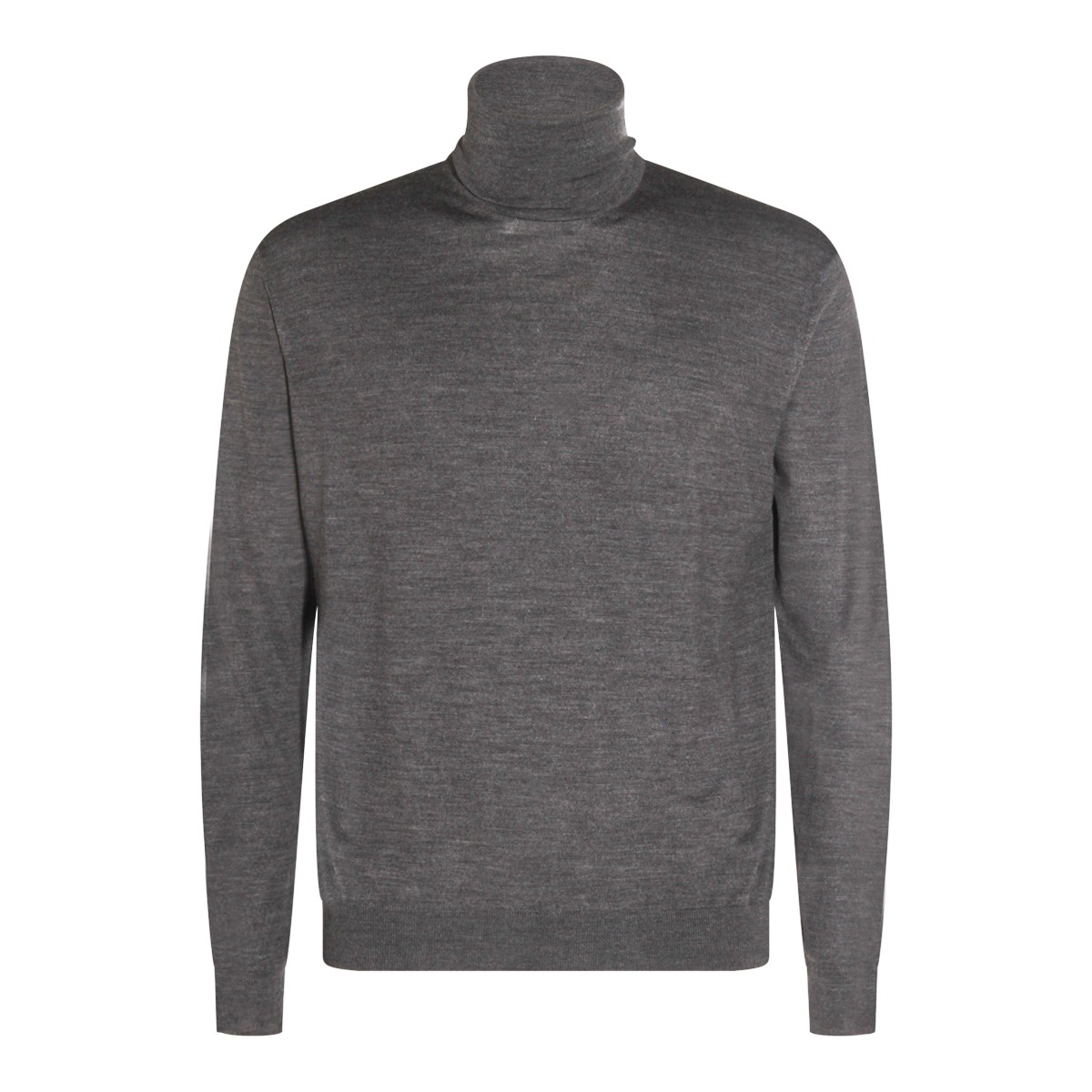 GREY WOOL KNITWEAR