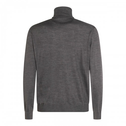 GREY WOOL KNITWEAR