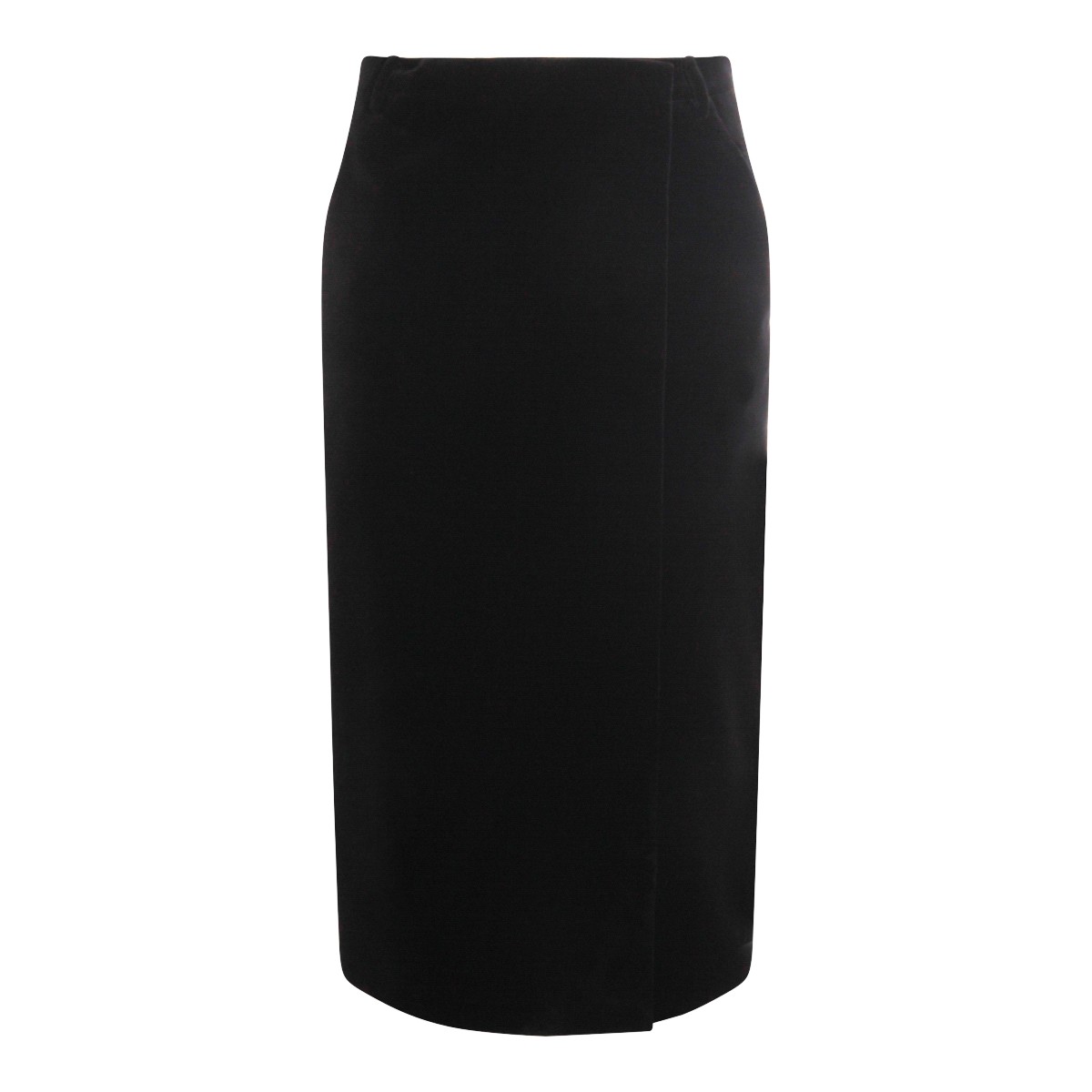 BLACK COTTON SKIRT
