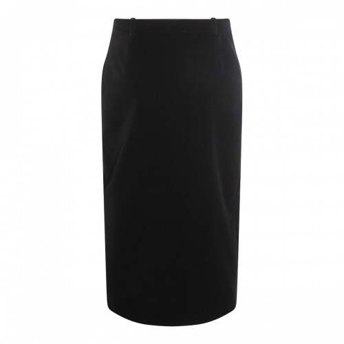 BLACK COTTON SKIRT