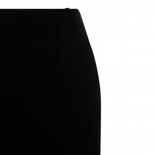 BLACK COTTON SKIRT