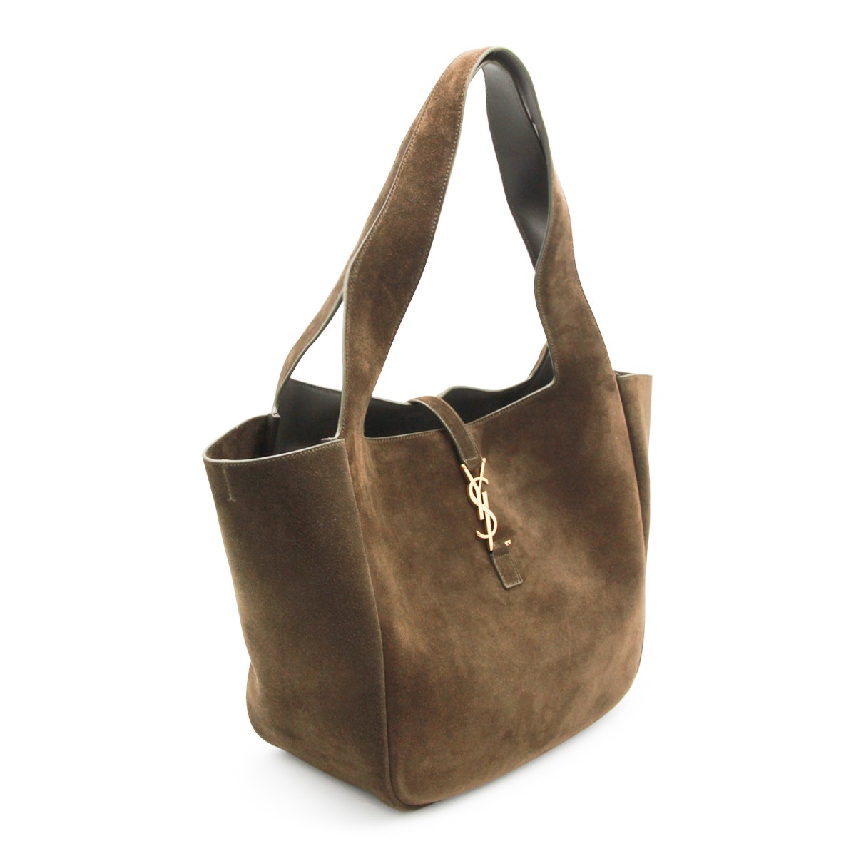 BROWN LEATHER LE 5 A 7 BEA TOTE BAG
