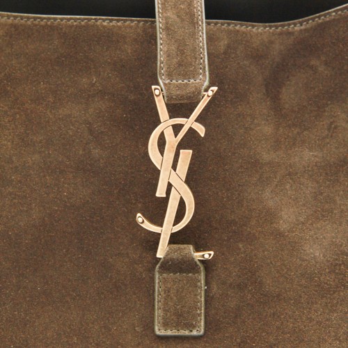BROWN LEATHER LE 5 A 7 BEA TOTE BAG