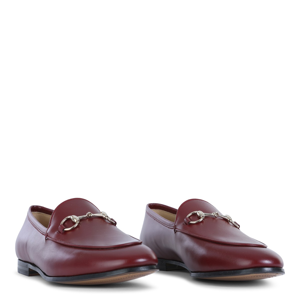 RED ANCORA LEATHER LOAFERS