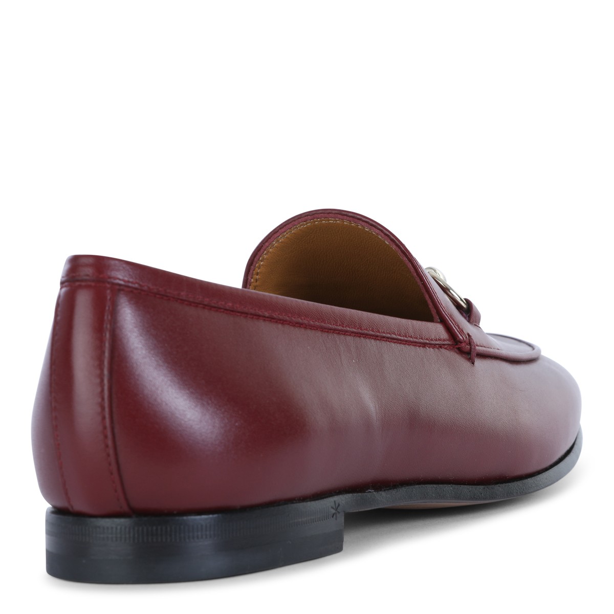 RED ANCORA LEATHER LOAFERS