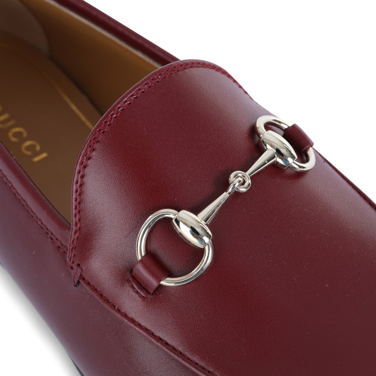 RED ANCORA LEATHER LOAFERS