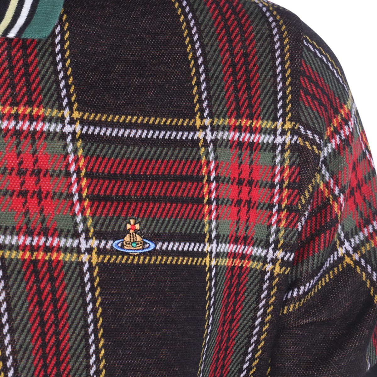 RED AND GREEN COTTON POLO SHIRT RED AND GREEN COTTON POLO SHIRT