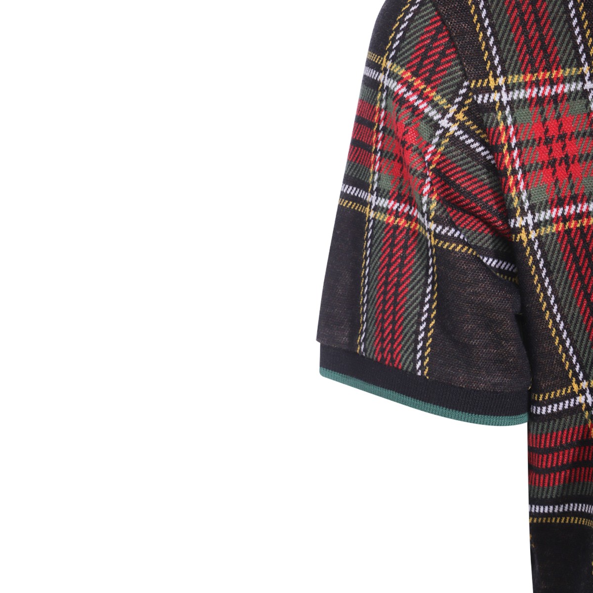 RED AND GREEN COTTON POLO SHIRT RED AND GREEN COTTON POLO SHIRT