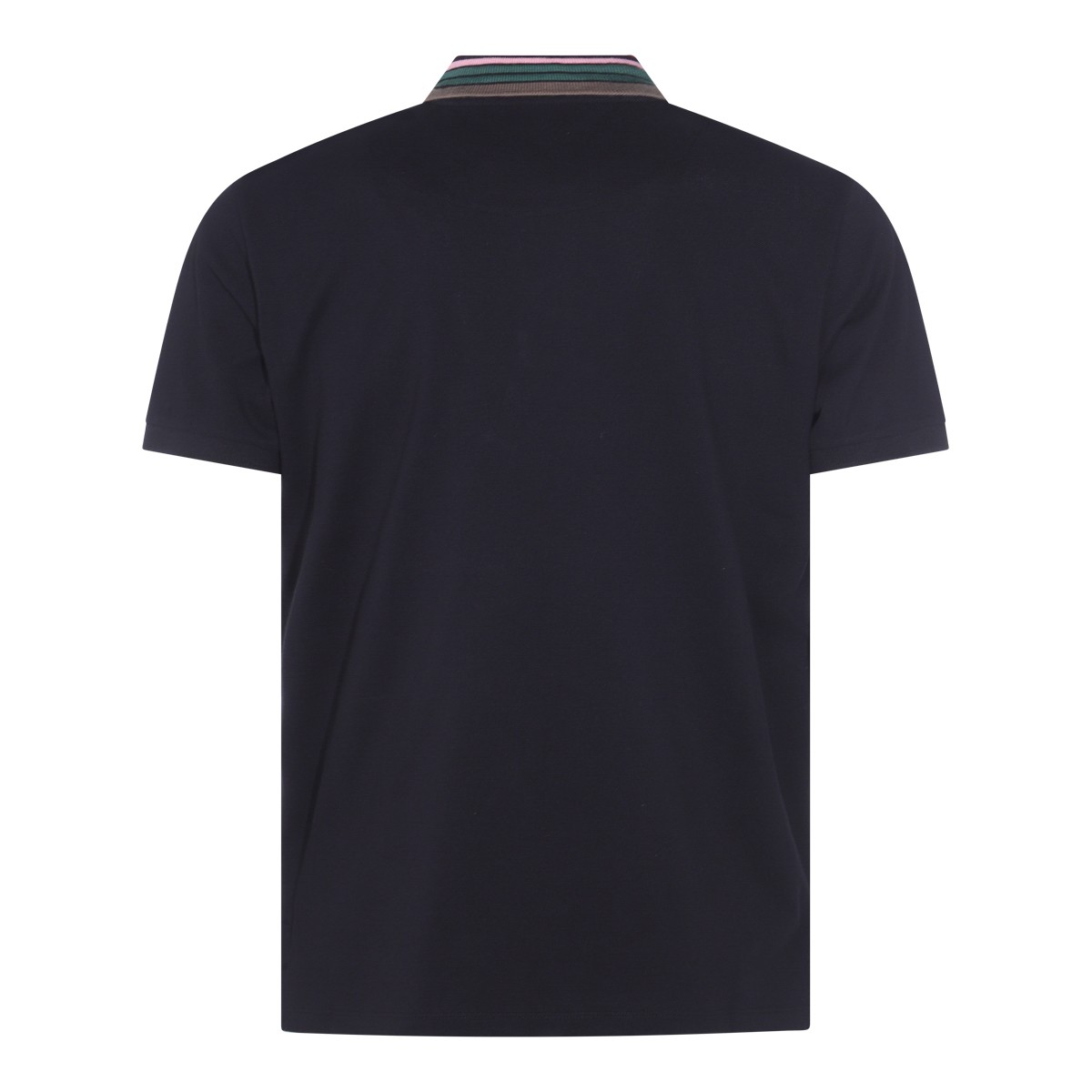 BLACK COTTON POLO SHIRT