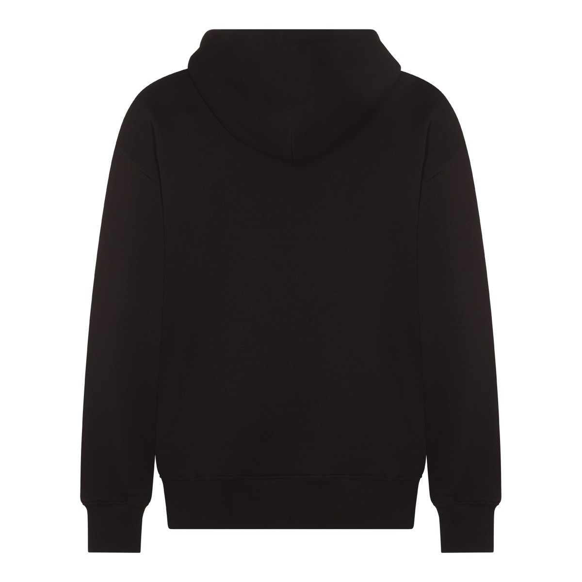 BLACK COTTON SWEATSHIRT BLACK COTTON SWEATSHIRT