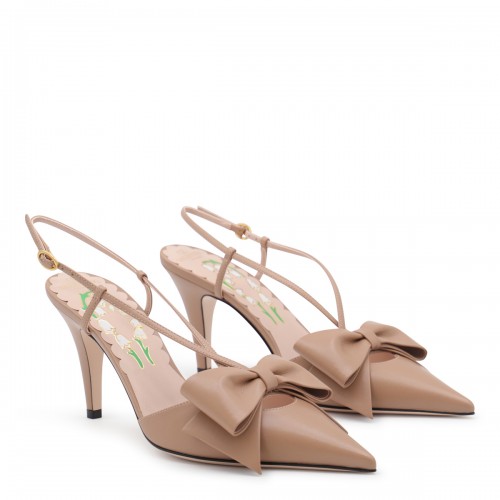 LIGHT PINK LEATHER PUMPS 2