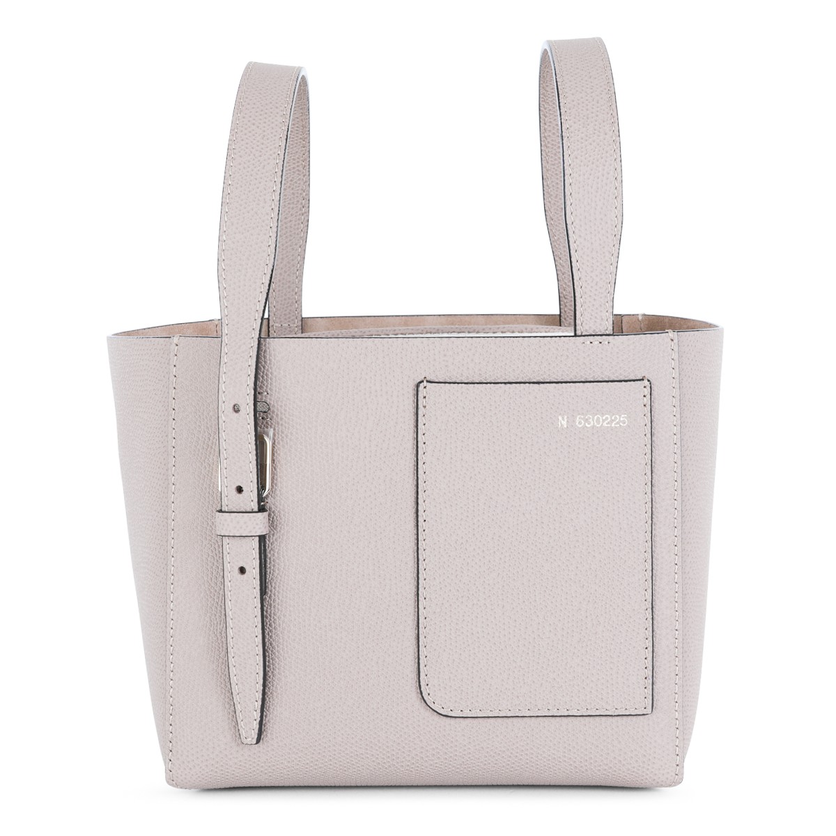 GREY LEATHER MINI BUCKET GREY LEATHER MINI BUCKET