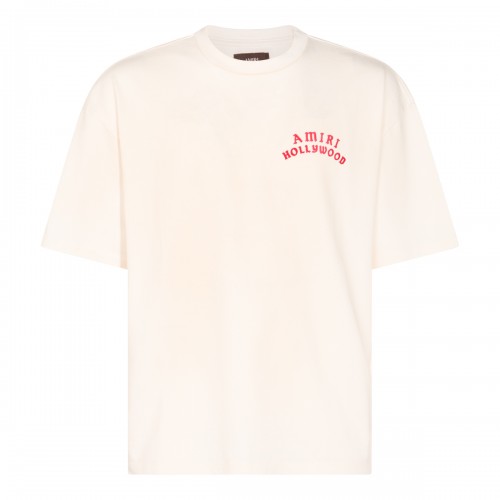 WHITE COTTON T-SHIRT