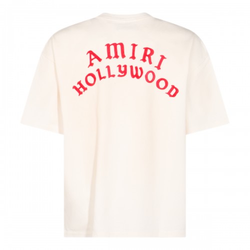 WHITE COTTON T-SHIRT