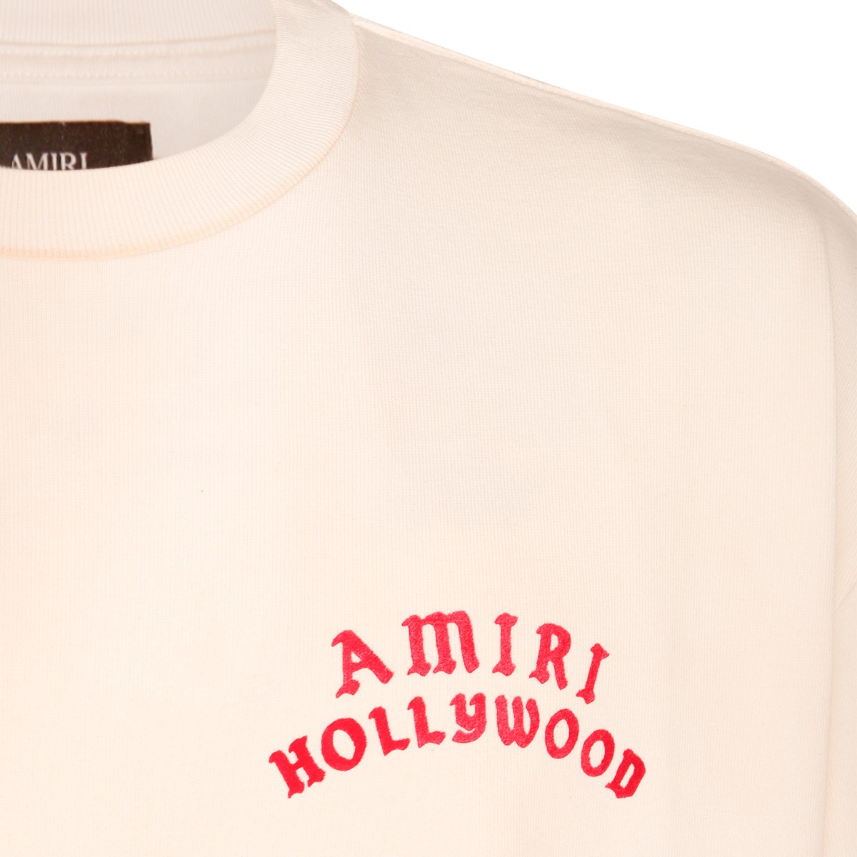 WHITE COTTON T-SHIRT