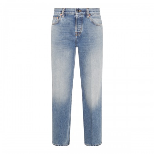 LIGHT BLUE COTTON JEANS
