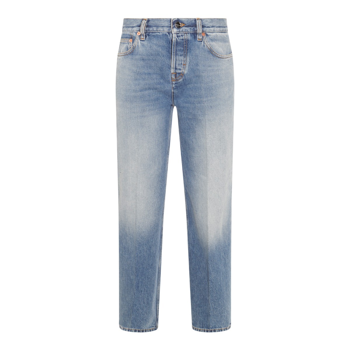 LIGHT BLUE COTTON JEANS