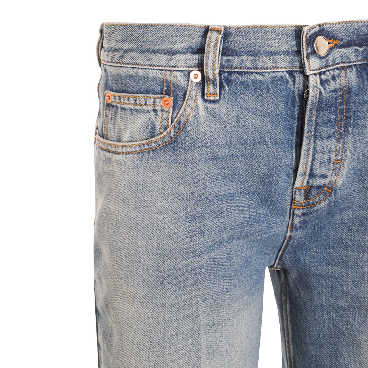 LIGHT BLUE COTTON JEANS