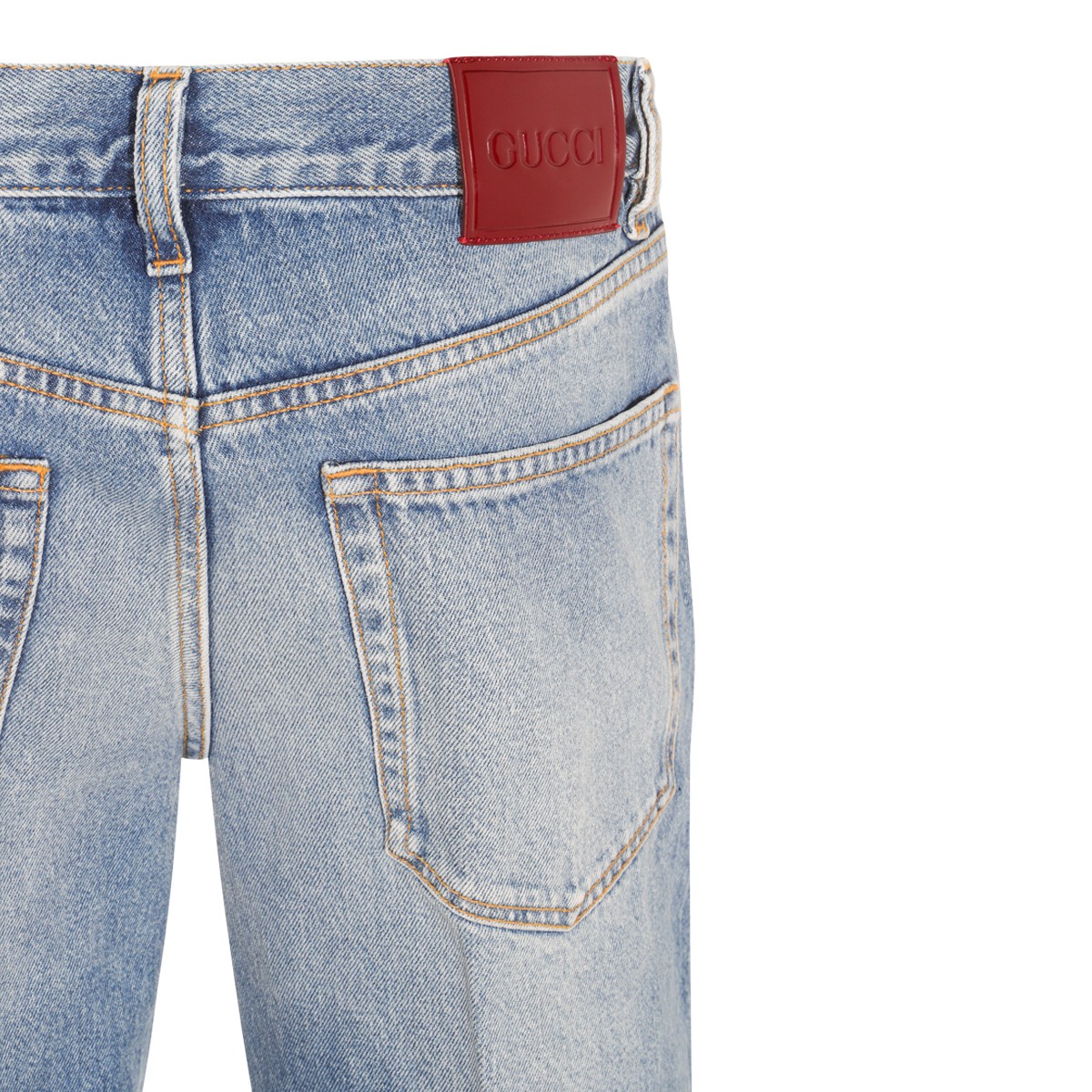 LIGHT BLUE COTTON JEANS