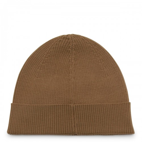 BROWN WOOL BEANIE