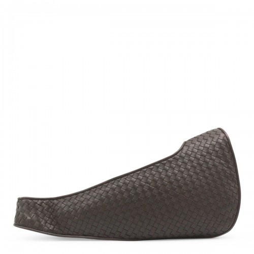 DARK BROWN LEATHER SLING...