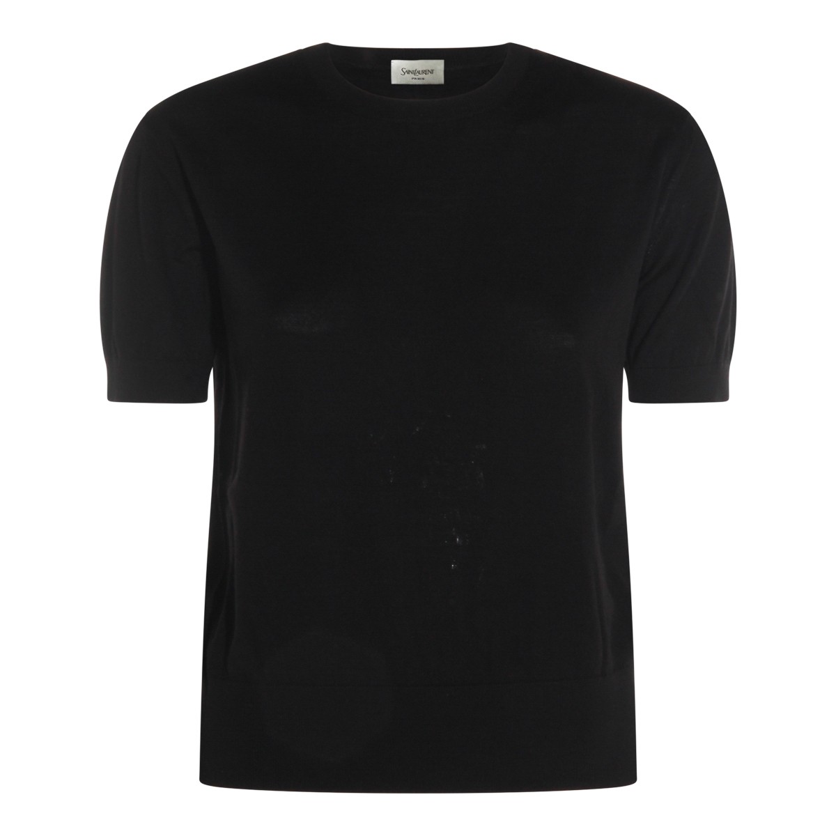 BLACK WOOL KNITWEAR