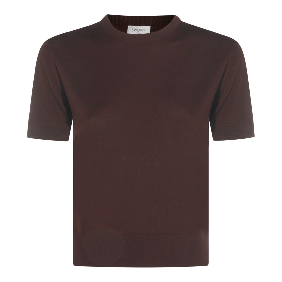 BROWN WOOL KNITWEAR