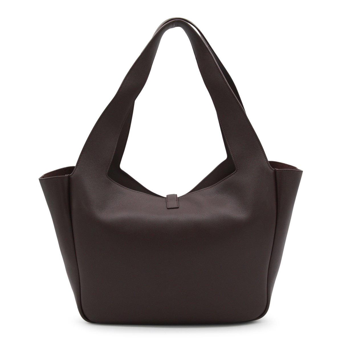 DARK BROWN LEATHER LE 5 A 7 BEA TOTE BAG DARK BROWN LEATHER LE 5 A 7 BEA TOTE BAG