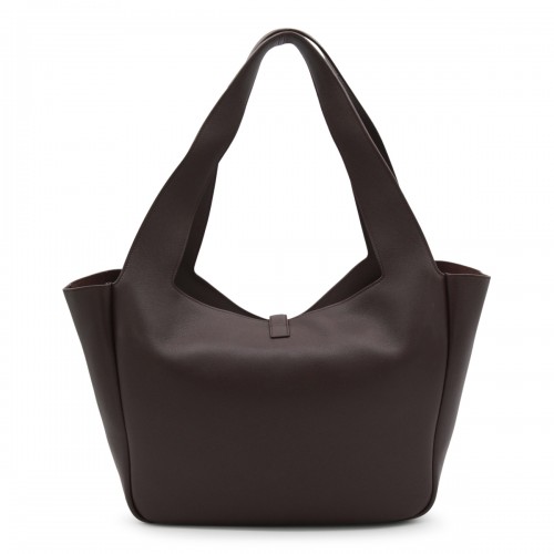 DARK BROWN LEATHER LE 5 A 7 BEA TOTE BAG