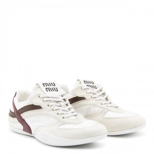 WHITE LEATHER SNEAKERS
