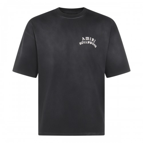 BLACK COTTON T-SHIRT