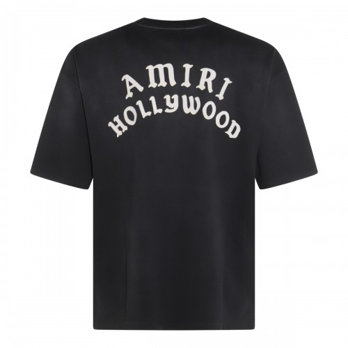 BLACK COTTON T-SHIRT