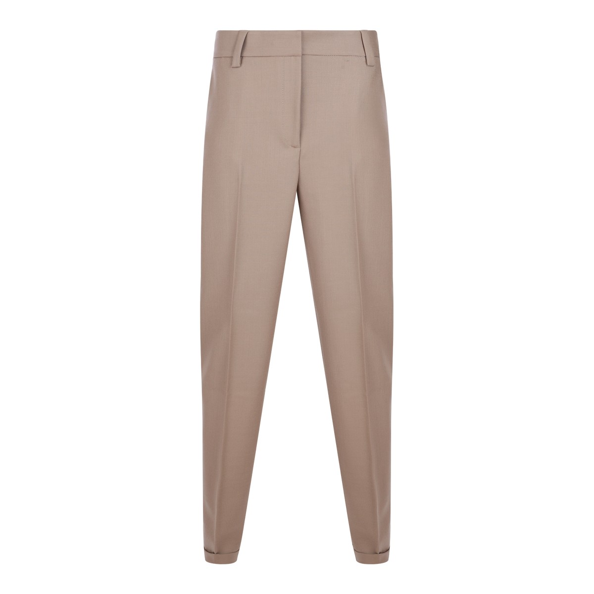 BEIGE WOOL SAVONA PANTS