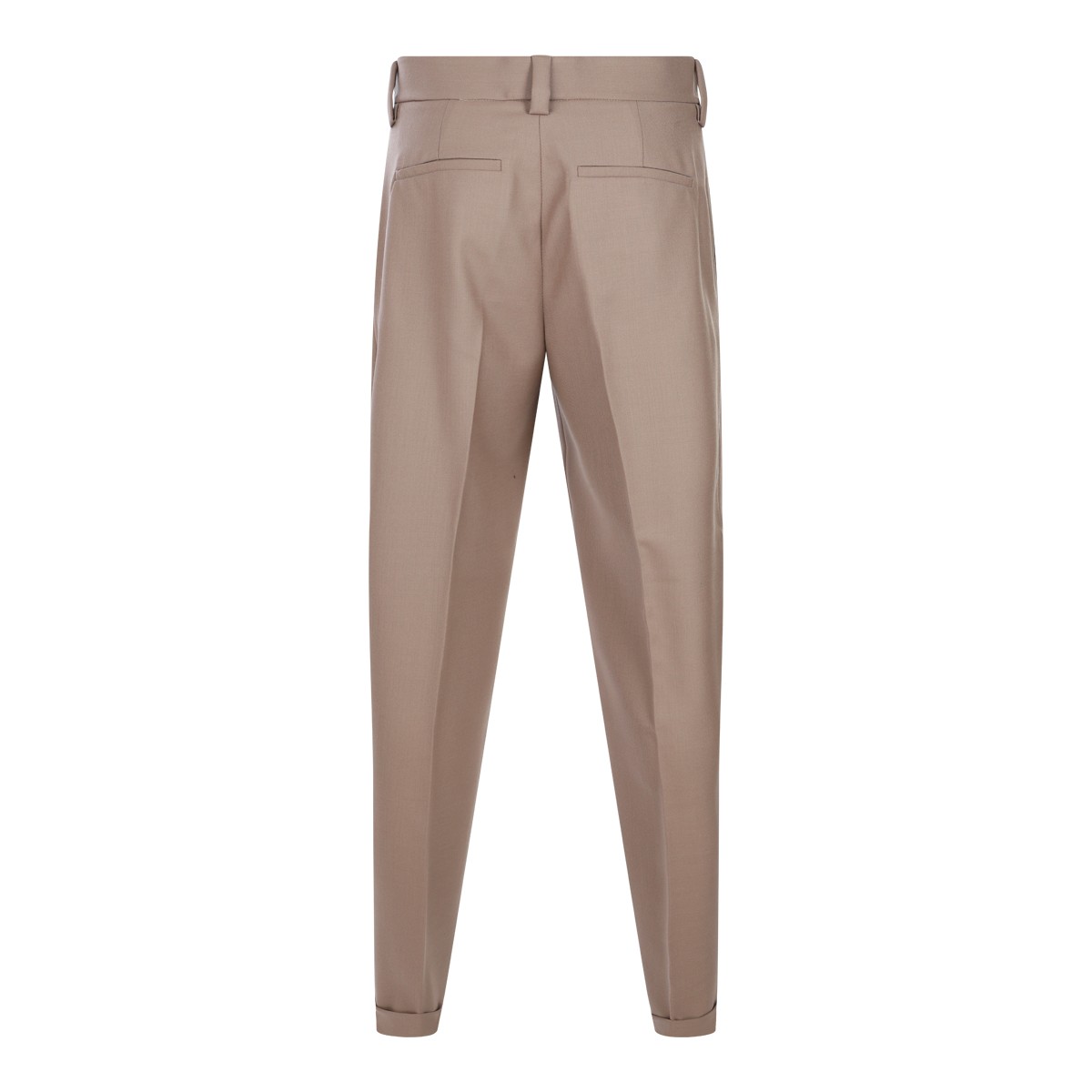 BEIGE WOOL SAVONA PANTS