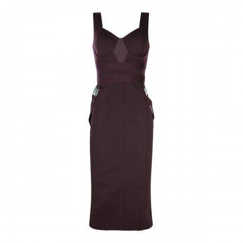 DARK RED DRESS