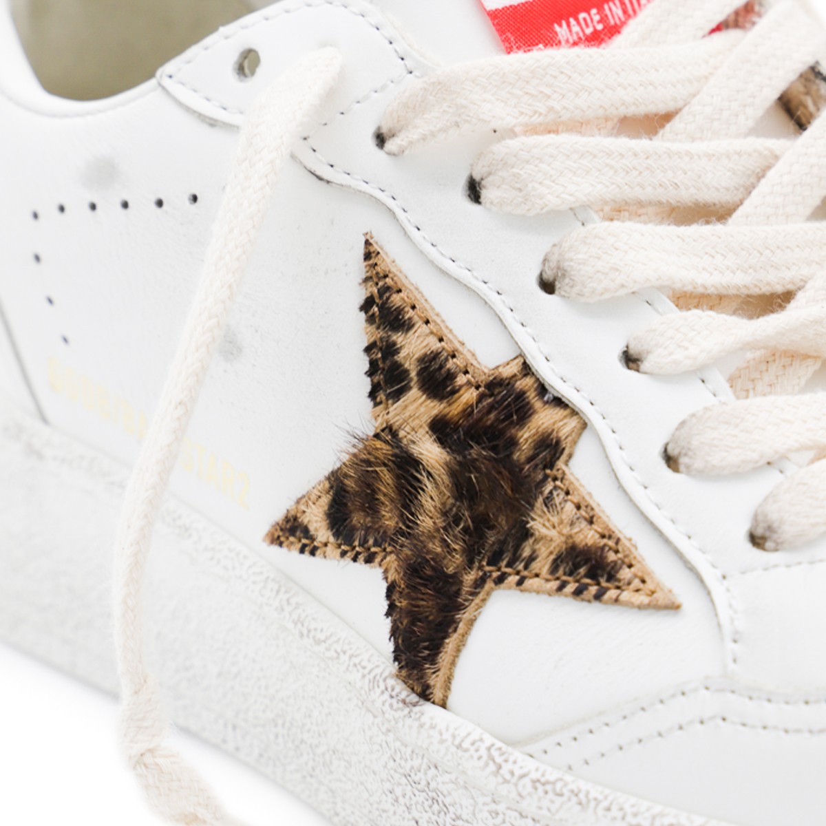 WHITE LEATHER BALLSTAR 2 SNEAKERS WHITE LEATHER BALLSTAR 2 SNEAKERS
