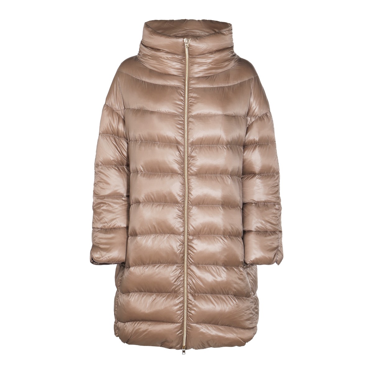 LIGHT BROWN DOWN JACKET
