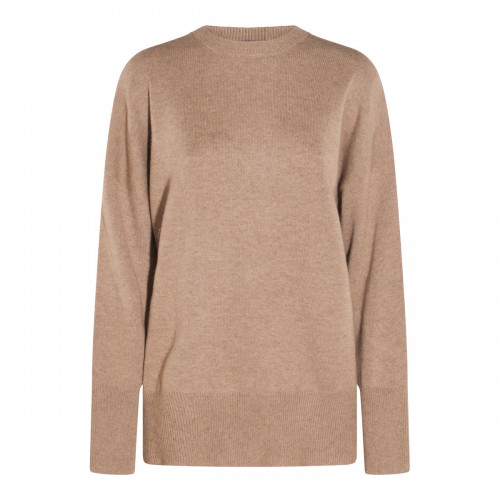 BROWN COTTON KNITWEAR