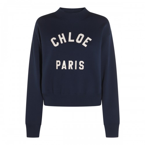 NAVY COTTON SWEATSHIRT