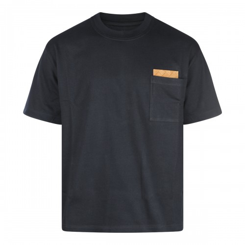 BLACK COTTON T-SHIRT