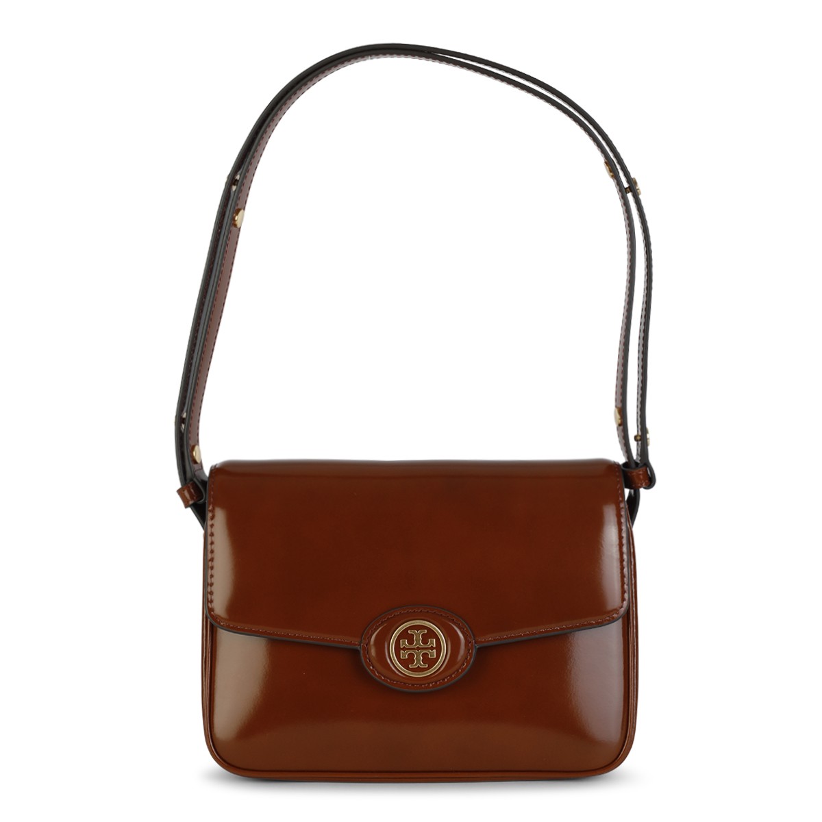 BROWN LEATHER SHOULDER BAG