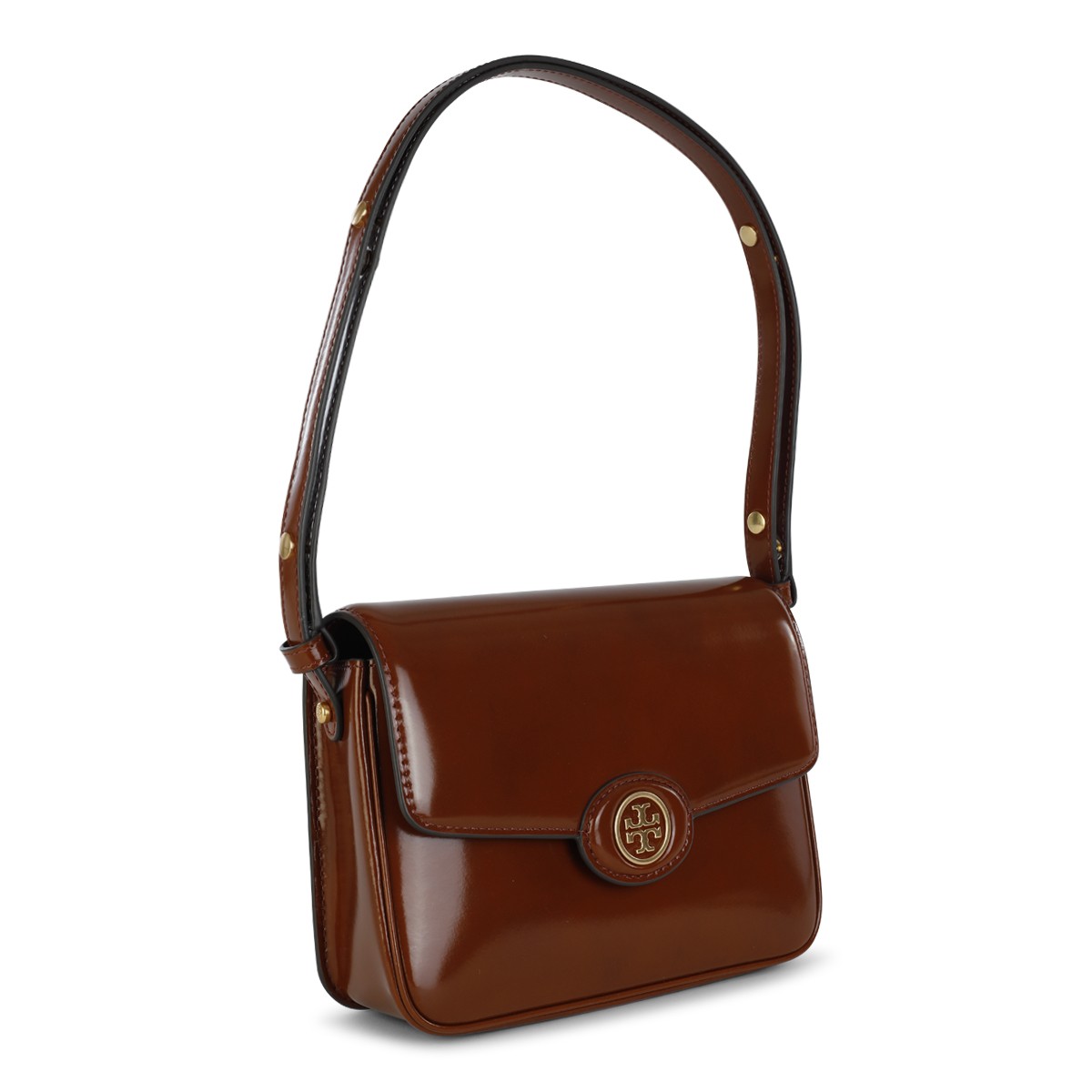 BROWN LEATHER SHOULDER BAG