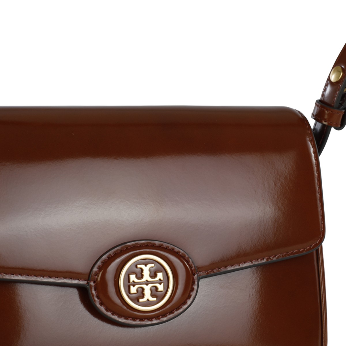 BROWN LEATHER SHOULDER BAG