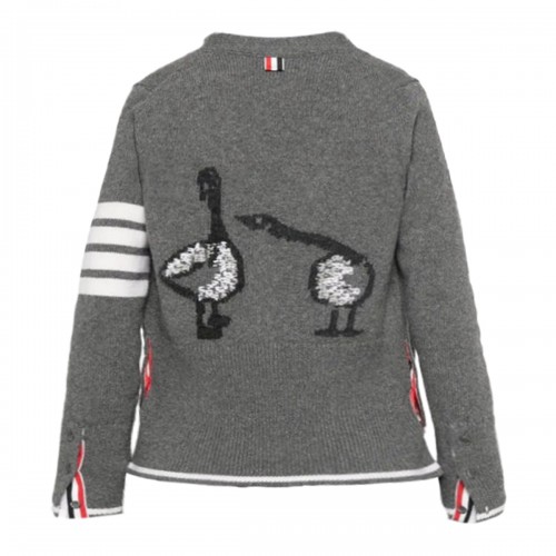 GREY WOOL KNITWEAR