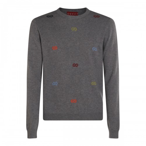 GREY WOOL KNITWEAR