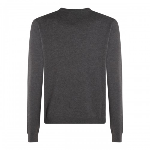 GREY WOOL KNITWEAR