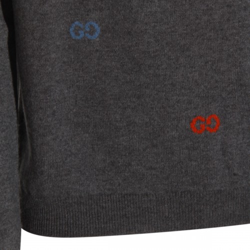 GREY WOOL KNITWEAR