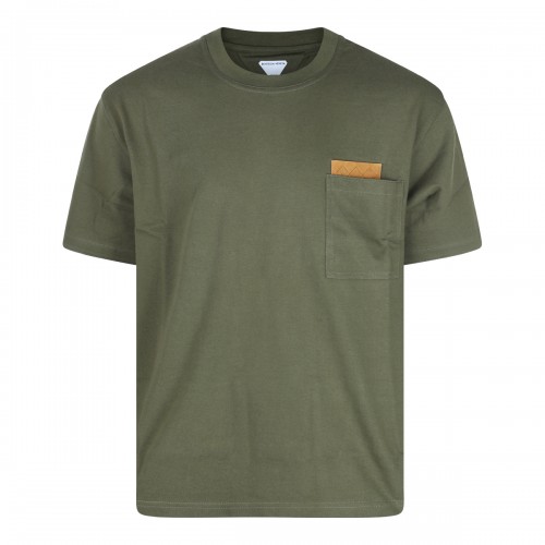 GREEN COTTON T-SHIRT