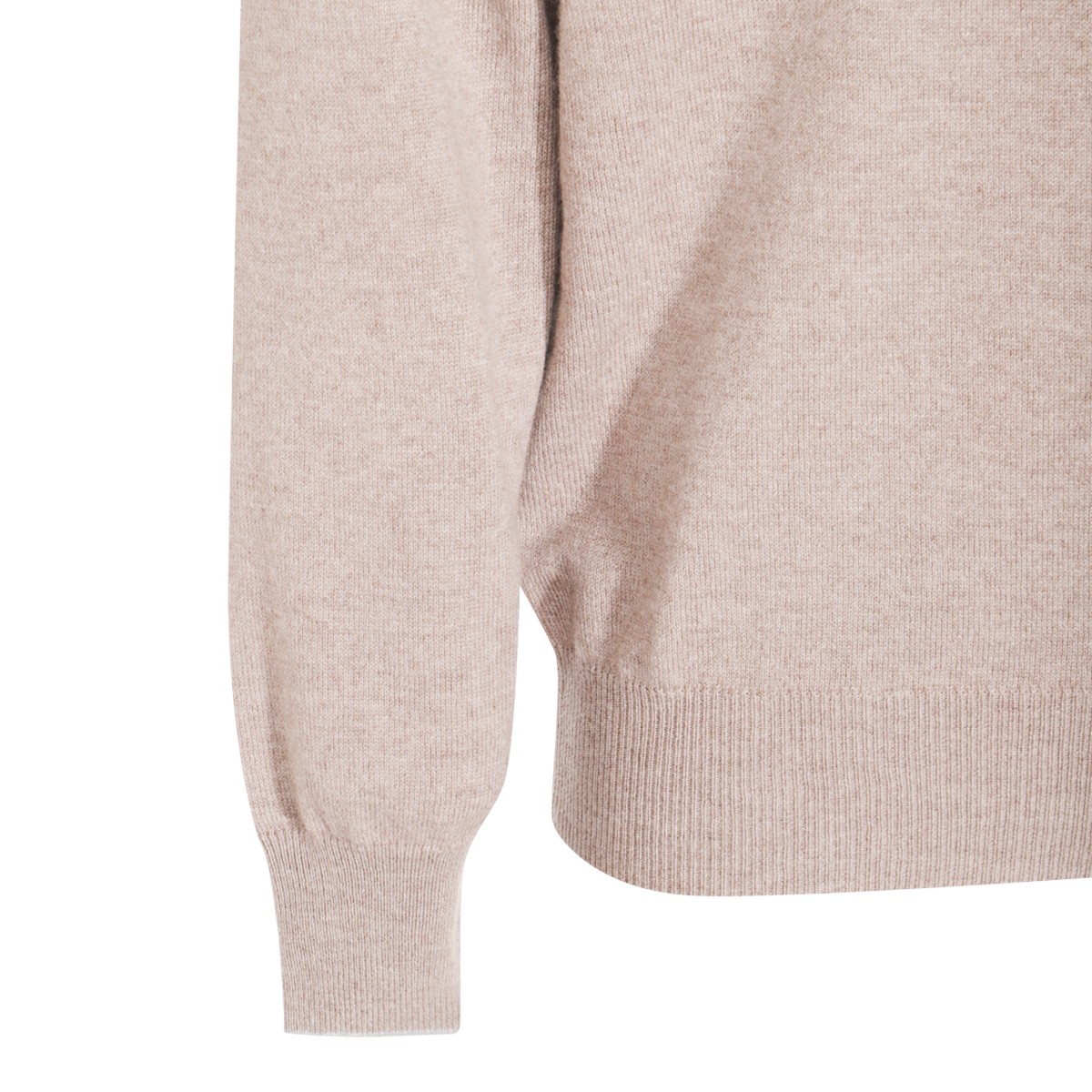LIGHT BEIGE CASHMERE KNITWEAR